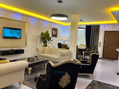 آپارتمان مبله سه خواب تمیز و شیک در شهرک غرب